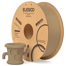 ELEGOO Filamento PLA 1.75mm Colore del Legno 1KG, Filamento per Stampante 3D, Pr