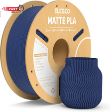 ELEGOO Filamento PLA Opaco Blu Navy 1KG, 1,75Mm Stampante 3D Filamento Dimensionale 