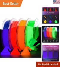 Filamento TPU flessibile 1,75 mm Glow in The Dark - perfetto per artigianato Halloween