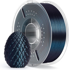 Filamento PLA 1.75Mm Galassia Nero 1KG, Filamento per Stampante 3D, Precisione D