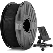 Filamento PETG nero 1kg, alta velocità, resistente, 3D stampa, Inslogic