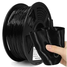 Filamento TPU 1,75mm nero, 500g, stampante 3D, flessibile, resistente