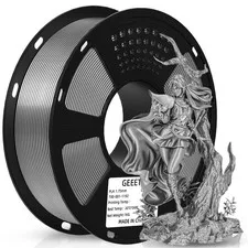 GEEETECH PLA filamento 1,75 mm 1 kg argento alta qualità PLA per stampante 3D FDM IT