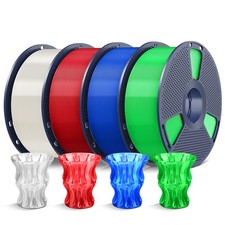 Confezione Filamento Stampante 3D PLA 1kg Multicolore 0,02mm 0,02mm Confezione Sottovuoto 4 Confezioni
