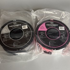 Lotto 2 - 1 KG Bobine Hatchbox 3mm ABS Riempimento Stampante 3D Rosa e Argento