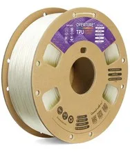 OVERTURE Filamento TPU 1kg Trasparente, 1.75mm Flessibile TPU Filamento per Stam