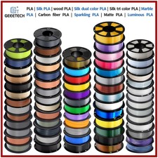 Nuovo filamento Geeetech PLA/PETG/ABS+/TPU/HS-PLA 1,75 mm 1 kg/rotolo per stampante 3D