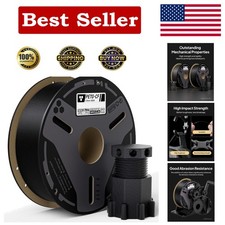 ELEGOO Filamento PETG Fibra di Carbonio 1,75 mm Grigio 0,5KG, Alta Resistenza e Rigidità P