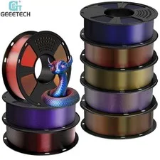 【Acquista 5 numeri 3】 Geeetech stampante 3D filamento Silk PLA 1,75 mm 1 kg 3 colori misti