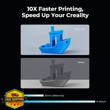 Filamento Creality Hyper PLA 1,75mm 1kg Nero Stampante 3D ad Alta Velocità