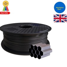 CC3D Fibra di Carbonio PETG Filamento per Stampante 3D Nero 1,75 mm 1 kg (2,2 libbre) Bobina...