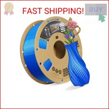 OVERTURE Filamento PLA Seta 1,75mm, Senza Zoccoli Lucido, Lucido Metallizzato Stampante 3D Fi