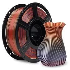 FLASHFORGE Filamento per stampante 3D in PLA di seta, valzer arcobaleno multicol