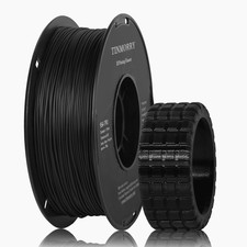 Filamento TPU 1,75 Mm, Filamento TPU per Stampante 3D, 1 Kg, 1 Bobina, Nero