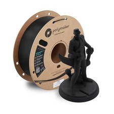 Polymaker HT-PLA Filamento 1,75mm Nero, PLA Alta Temperatura per Stampa 3D, Calore S