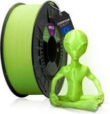 Filamento PLA HD Glow in the Dark 1.75Mm Verde Alieno, Bobina Da 300G, Filamento