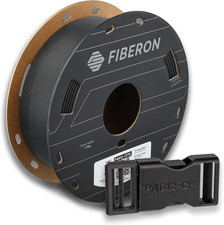 Fiberon PA612-CF Filamento di Nylon in Fibra di Carbonio 1,75Mm Nero 0,5Kg, Fiberon PA612-C