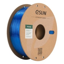 eSUN TPU-95A Filamento, 1,75 mm, 1 kg - Tonalità: Blu Trasparente