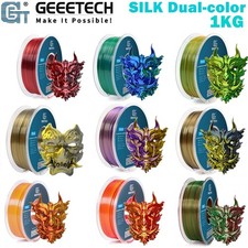 GEEETECH stampante 3D Silk filamento PLA 1,75 mm 1 kg Silk filamento doppio/tricolore