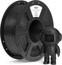 PLA+ Filamento 1,75Mm Nero 1KG, PLA plus Ad Alta Resistenza per Stampanti 3D, Pr
