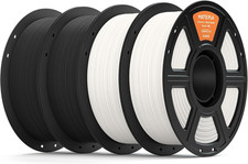 Filamento PLA Matte Nero Bianco 4KG 1,75 Mm Opaco PLA Filamento per Stampante 3D