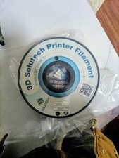 Filamento PLA 3D Solutech - 1,75 mm - bobina da 1 kg - nero vero - nuovo sigillato
