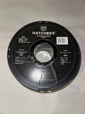 HATCHBOX ABS 1,75 mm Filamento per stampante 3D in nero, bobina da 1 kg