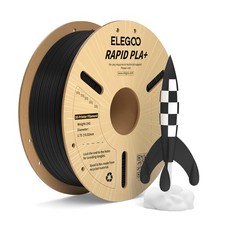 ELEGOO Rapido Filamento PLA 1.75mm Nero 1KG Alta Velocità 30-600 mm/s Filamento