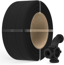 Inslogic PA6-GF25 Filamento di Nylon Rinforzato con Fibra di Vetro 1,75Mm, 0,5Kg Nero Refi
