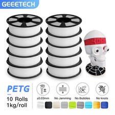GEEETECH 10KG PETG filamento stampante 3D bianco 1,75mm materiali di consumo