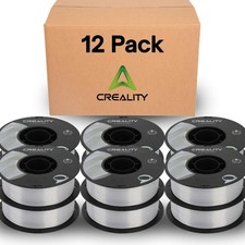 Creality Silk PLA stampante 3D filamento ARGENTO - 1 kg 1,75 mm - confezione da 12 rotoli