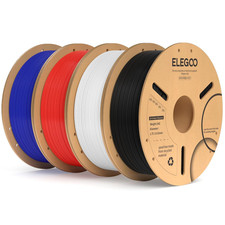 Filamento PLA+ 1.75Mm Nero Bianco Rosso Blu 4KG, Filamento PLA plus per Stampant