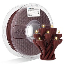 Filamento PLA 1,75mm 1KG Palissandro Secco Stampante 3D Legno AMOLENO Vera Fibra Opaca