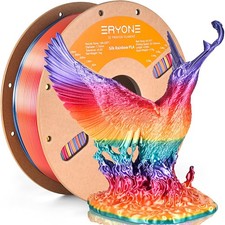 Filamento PLA ERYONE Silk Rainbow 1,75 mm Filamento 3D Imprimante PLA / 0,03 mm