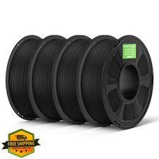 Deeplee 1,75 mm filamento PLA opaco 4 kg nero