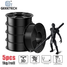 5 kg filamento nero GEEETECH stampante 3D 1,75 mm 1 kg/rotolo filamenti PETG Stati Uniti