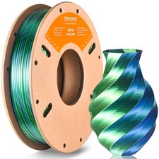 Stampante 3D Filamento PLA Doppio Colore Seta 1,75mm +/- 0,03mm, Filamento Bicolore T...