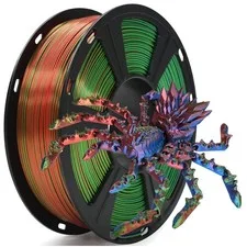 Filamento PLA Tricolore 1,75mm 1KG, stampa 3D, rosso blu verde