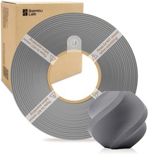Bamboo Lab PLA Matte Filament Refill Ash Gray 11102 1.75Mm, 3D Printer Filament