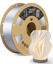 OVERTURE Filamento PETG 1.75mm 1kg Bobina(2.2lbs) Neatly Wound Durevole PETG