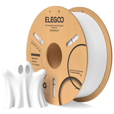 Filamento PLA 1.75Mm Bianco 1KG, Filamento per Stampante 3D, Precisione Dimensio