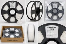 ANYCUBIC Filamento PETG Bianco 1,75 mm Bobina 1 kg per Stampante 3D