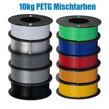 Kingroon 10 kg filamento stampante 3D PETG pacchetto 1,75 mm 1 kg rotoli colori misti FDM