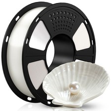 Filamento stampante 3D Geeetech seta PLA 1,75 mm 1 kg bianco seta lucido PLA NUOVO