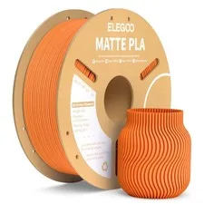 ELEGOO Filamento PLA Matte Arancione 1 kg, 1,75 mm, Opaco PLA Filamento per Stam