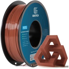 Filamento PETG, 3D, 1,75 mm, marrone, 1 kg, stampa, materiale