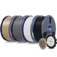 Pacchetto filamento stampante 3D PLA+ 4 KG 1,75 mm aggiornamento precisione dimensionale SUNLU