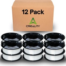 Creality Silk PLA stampante 3D filamento BIANCO - 1 kg 1,75 mm - confezione da 12 rotoli