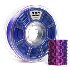Filamento filamento stampante 3D R3D tricolore seta PLA, coestrusione, 1,75 mm 1 kg, 3