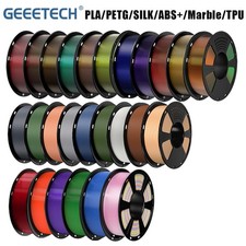 【Acquista 10 Numero 5】Geeetech PLA PETG TPU ABS+ HS-PLA Filamento di Seta 1,75mm 0.5/1KG